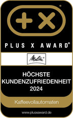 Melitta Latticia OT - Kaffeevollautomat mit Milchsystem, Kaffeemaschine mit Mahlwerk für z. B. Kaffee oder Cappuccino, silber/schwarz
