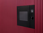 AEG Einbau-Mikrowelle Serie 6000 mit Steam Set - 60 cm - 17 L Garraum - Touch-Bedienung - Display mit Uhr - Auftau-Funktion - Drehteller Ø 272 mm - Schwarz - TB6SM171DB