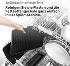 Braun MultiGrill 9 CG 9047 Kontaktgrill mit Grill-, Flach- und Waffelplatten, Grillpositionen: Kontakt, BBQ, Ofen, Spülmaschinenfeste Platten, Fettauffangschale, 230° Höchsttemperatur, Boost-Funktion