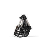 CYBEX Gold Kinderwagen EOS Lux 2-in-1, Reisesystem, Ab Geburt bis 22 kg (ca. 4 Jahre), Moon Black