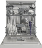 Beko BDFN26420W b300 freistehender Geschirrspüler, unterbaufhig, Platz für 14 Magedecke, Pro  Inverter Motor, TrayWash, HygieneIntense, 6 Programme, WaterSafe+, Wei