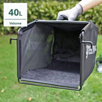 Greenworks 48V (2x24V) Selbstfahrender Akku Rasenmher für groe Flchen bis zu 480m, 46cm Schnittbreite, 55L Sack PLUS zwei 4Ah-Akkus und Doppelladegert GD24X2LM46SPK4X