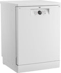 Beko BDFN26420W b300 freistehender Geschirrspüler, unterbaufhig, Platz für 14 Magedecke, Pro  Inverter Motor, TrayWash, HygieneIntense, 6 Programme, WaterSafe+, Wei
