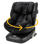 Osann Eno360 i-Size, drehbarer Kindersitz 40-150 cm, Reboarder mit Isofix, Baby Autositz – Dark Grey Melange