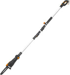 WORX WG252E.9 Akku Teleskop Heckenschere - 45cm Schnittbreite - 10-Fach Verstellbarer Teleskopstiel bis 3,20 Meter Hhe - PowerShare kompatibel - Ohne Akku & Ladegert
