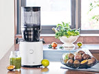 HUROM | Entsafter Gemüse und Obst | Slow Juicer | H320N | Elektrische Kaltpresse | Ruhiger Motor | Leicht zu Reinigen | mit groem Behlter und Siebfilter 2L | 200 Watt | BPA Frei | Schwarz