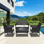Sonnewelt Polyrattan Sitzgruppe Gartenmbel Set