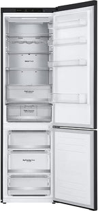 LG GBP62MCNAC Kühl-Gefrierkombi – 384 L, Energieeffizienz A, Total NoFrost, DoorCooling+, niedriger Geräuschpegel, modernes Design in Anthrazit Schwarz, 59,5 x 67,5 x 203 cm