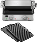 Braun MultiGrill 9 CG 9047 Kontaktgrill mit Grill-, Flach- und Waffelplatten, Grillpositionen: Kontakt, BBQ, Ofen, Spülmaschinenfeste Platten, Fettauffangschale, 230° Höchsttemperatur, Boost-Funktion