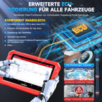 Launch CRP123I V2.0 OBD2 Diagnosegerät Auto, 4 Systeme Auslesegerät Auto, Launch Diagnosegerät mit Öl/EPB/DPF/SAS/BAS/BMS/Drosselklappe Reset, Auto VIN, Batterie-Test, Lebenslanges Update Scan Tool