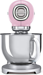 Smeg, SMF02PKEU Küchenmaschine, 10 Geschwindigkeitsstufen, Planetenrührwerk, Sicherheitsabschaltung, 2 Rührbesen, Kugelgriff aus Edelstahl, 800 W, Rose