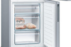 KGV33VLEAS - Réfrigérateur combiné pose libre - Série 4 - 288L - Froid brassé - L 60cm x H 176cm - Inox