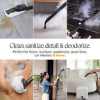 Dupray Neat Dampfreiniger, multifunktional, für zu Hause: Bden, Mbel, Autos und mehr (Steam Cleaner EU Plug)