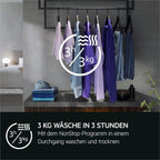AEG L7WBA60680 Waschtrockner / DualSense - schonende Pflege / 8 kg Waschen / 5 kg Trocknen / D / energiesparend / Mengenautomatik / Nachlegefunktion / ProSteam - Auffrischfunktion / 1600 U/min