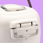 REISHUNGER Digitaler Reiskocher & Dampfgarer Schwarz | 1,5 L bis 8 Personen | Warmhaltefunktion, Timer & Premium Innentopf | Multikocher, 12 Programme, 7-Phasen-Technologie