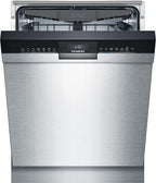 Siemens SN43ES14VE, iQ300 Lave-vaisselle intelligent, lave-vaisselle sous meuble avec tiroir à couverts, 60 cm, ouverture automatique de la porte grâce à AutoOpen dry, particulièrement silencieux avec