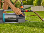 Gardena Gartenpumpe 6500 SilentComfort: Extra leise Bewässerungspumpe via App steuerbar, Fördermenge 6500 l/h, Trockenlaufsicherung, rostfreier Edelstahl, stromsparend und wasserfest (9059-20)