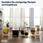 De'Longhi Magnifica Evo Next ECAM312.80.TB, Kaffeevollautomat mit 13 Getränken (Cappuccino, Espresso, Latte Macchiato), 2,4'' TFT Farbdisplay, LatteCrema Milchsystem, 2-Tassen-Funktion, Titan