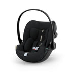 CYBEX Gold Babyschale Cloud G i-Size Comfort, Inkl. Neugeboreneneinlage, Ab Geburt bis ca. 24 Monate, Für Kinder ab 40 cm bis 87 cm, Max. 13 kg, Moon Black
