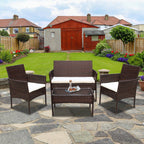 Sonnewelt Polyrattan Sitzgruppe Gartenmbel Set