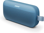 Bose SoundLink Flex Tragbarer Bluetooth-Lautsprecher (2. Gen.), Tragbarer Außen-Lautsprecher mit naturgetreuem Klang, bis zu 12 Stunden Akkulaufzeit, staubdicht und wasserdicht, Schwarz