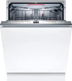 Bosch SMV4ETX08E, Serie 4, Smarter Geschirrspüler Vollintegriert 60 cm, Besteckkorb, Spülmaschine mit Programmassistent, besonders Leise, Rackmatic, Automatische Türöffnung, InfoLight, AquaStop