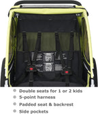 Tiggo S2 Kinderanhänger mit Federung Jogger 2 in 1 Kinder Buggy fahrradanhänger Anhänger 360° Drehbar