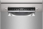 Bosch SPS4HMI61E Serie 4 Freistehender Geschirrspüler / E / 45 cm / Edelstahl / 76 kWh/100 Zyklen / 10 MGD / SuperSilence / Extra Trocknen / VarioSchublade / Home Connect