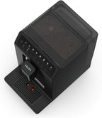 Krups Evidence ECOdesign Kaffeevollautomat mit Milchschlauch, 8 Getränke, 2-Tassen-Funktion, Recyceltes Material, Kaffeemaschine, Weiß/Schiefer, EA897A10