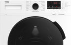 Beko WMC91464ST1 b300 Waschvollautomat, Waschmaschine, 9 kg, Bluetooth, ProSmart Inverter Motor, Dampffunktion, Pet Hair Removal, Watersafe+, Weiß