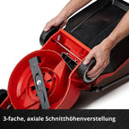 Einhell City Akku-Rasenmher GE-CM 18/30 Li Kit Power X-Change (18 V, 30 cm Schnittbreite, bis 150 m, Brushless, 25L Fangkorb, 30-70 mm Schnitthhe, inkl. 3,0 Ah Akku + Ladegert)