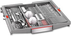 Bosch SMV4ETX08E, Serie 4, Smarter Geschirrspüler Vollintegriert 60 cm, Besteckkorb, Spülmaschine mit Programmassistent, besonders Leise, Rackmatic, Automatische Türöffnung, InfoLight, AquaStop