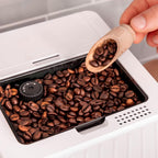 Cecotec Kompakte Superautomatische Kaffeemaschine mit Wifi Cremmaet Compactccino Connected Black Rose. 1350W, 19 Bar, TFT-Bildschirm und APP, Mahlwerk, Milchtank 400 ml und 1 Liter Wasser