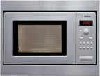 Bosch BFR634GS1 Serie 8 Einbau-Mikrowelle, Türanschlag Rechts, AutoPilot 7 Automatikprogramme, Reinigungsunterstützung, TFT-Touchdisplay, LED-Beleuchtung gleichmäßige Ausleuchtung, 38 x 60 cm, 900 W