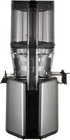 HUROM | Entsafter Gemüse und Obst | Slow Juicer | H320N | Elektrische Kaltpresse | Ruhiger Motor | Leicht zu Reinigen | mit groem Behlter und Siebfilter 2L | 200 Watt | BPA Frei | Schwarz