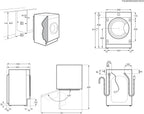 AEG L6FBG51470 Waschmaschine / Serie 6000 mit ProSense / Testsieger der Stiftung Warentest / 7,0 kg / Leise / Mengenautomatik / Nachlegefunktion / Kindersicherung / Wasserstopp / 1400 U/min