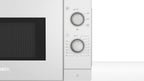 Bosch FFL023MS2 Serie 2 Mikrowelle, 26 x 44 cm, 800 W, Drehteller 27 cm, Türanschlag Links, AutoPilot 7 7 Automatikprogramme, Reinigungsunterstützung, LED-Touchdisplay, Edelstahl