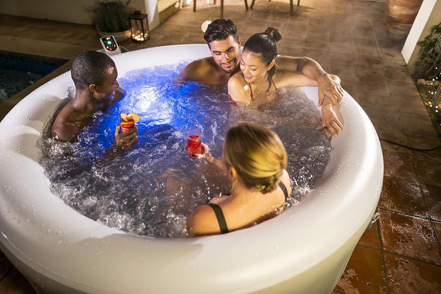 Spa gonflable rond BESTWAY Lay-Z-Spa® Miami Airjet™ 2 - 4 personnes