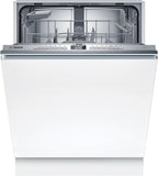Bosch SMV4ETX08E, Serie 4, Smarter Geschirrspüler Vollintegriert 60 cm, Besteckkorb, Spülmaschine mit Programmassistent, besonders Leise, Rackmatic, Automatische Türöffnung, InfoLight, AquaStop