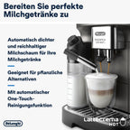 De'Longhi Magnifica Evo Next ECAM312.80.TB, Kaffeevollautomat mit 13 Getränken (Cappuccino, Espresso, Latte Macchiato), 2,4'' TFT Farbdisplay, LatteCrema Milchsystem, 2-Tassen-Funktion, Titan