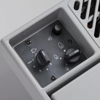 Dometic CombiCool RC 1200 EGP - silent, electrical absorber cooler with gas connection 50 mbar, 40 liters, 12 V and 230 V for car, truck and socket