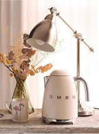 Smeg, 2x2 TSF01CREU -Toaster, 2 Schlitze für 2 Scheiben, 6 Vergoldungsniveaus, Heizfunktion, Abtau- und Bagel- Funktion, Sammelschublade, 950W, Creme