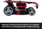 Einhell Professional Tondeuse à gazon sans fil GP-CM 36/47 S HW Li Power X-Change (36V, 47 cm largeur de coupe, autotractée, moteur sans charbon) Livré avec 4 Batteries 4,0Ah et 2 Chargeurs Doubles