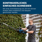 Bosch Professional 18V System Akku Heckenschere GHE 18V-50 (Schnittkapazität von 20 mm, 50-cm-Messer, bürstenloser Motor, ergonomisches Design)