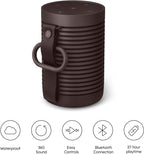 Bang & Olufsen Beosound Explore – Kabelloser tragbarer Bluetooth Outdoor-, Heim- und Reise, 27 Stunden Akkulaufzeit, wasserdichter 360° Lautsprecher + USB-C Ladekabel - Schwarz Anthracite