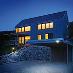Steinel LED Solarleuchte XSolar GL-S silber, höhenverstellbar, 150 lm, 140° Bewegungsmelder, 5 m Reichweite, Grundlicht