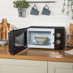Russell Hobbs Honeycomb RHMM715G 17 Liter 700 W Grau Solo manuelle Mikrowelle mit 5 Leistungsstufen, integrierter Timer und Auftaufunktion