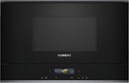 Siemens BF722R1B1 iQ700 Einbau-Mikrowelle, Schwarz, cookControl7 - Automatikprogramme, humidClean Plus - Innenraumreinigung, cookControl Plus - für beste Ergebnisse, TFT-Full-Touchdisplay