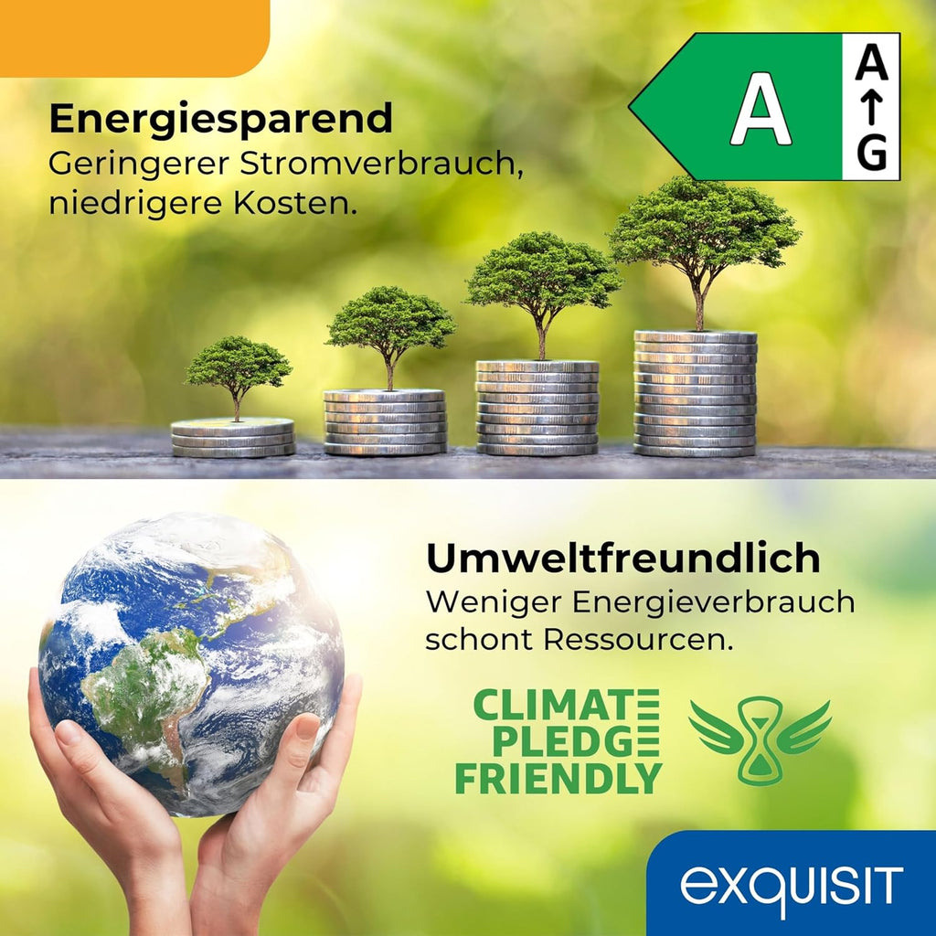 Exquisit Toplader Waschmaschine, 7,5kg Füllmenge, Waschmaschine schmal, Energieklasse A, 1200 U/Min, Startzeitvorwahl, Kurzprogramm, LTO51207-030A weiss