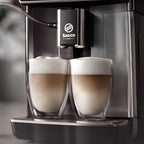 Saeco GranAroma Fully Automatic Espresso Machine, 16 Beverages, 6 User Profiles, Colored TFT Display, Metal Front, SM6585/00